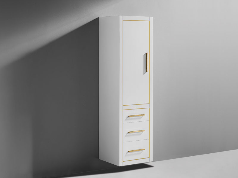 Wall Hung Linen Cabinet Collection in white