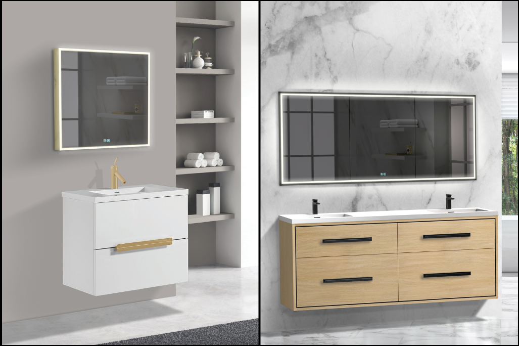 Comparing Recessed vs. Surface Mounted Lighted Mirrored Cabinets: What You Need to Know