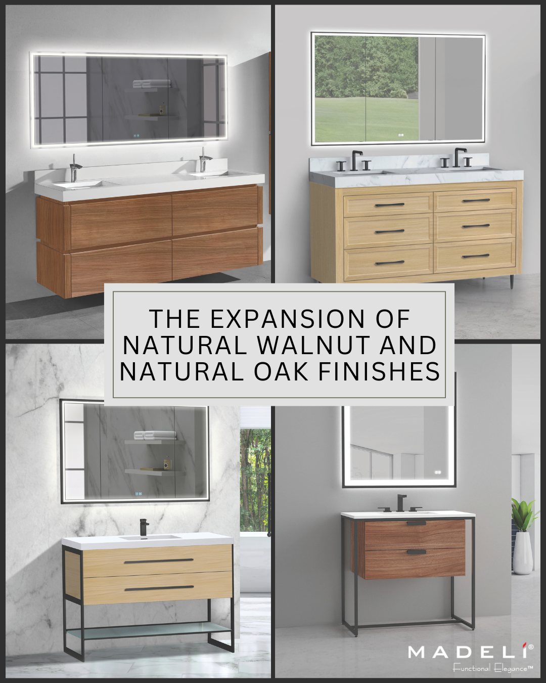 Bringing Natural Oak and Natural Walnut to More Madeli Designs