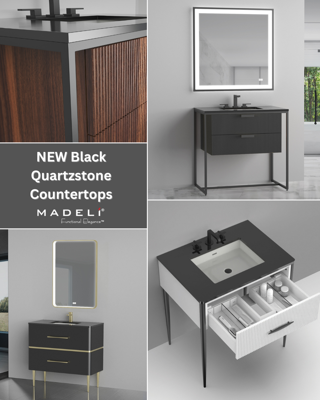 Introducing Black Quartzstone: A Bold Base for Refined Spaces