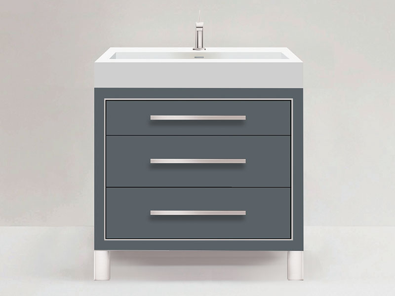 Estate Vanity in Studio Grey finish
