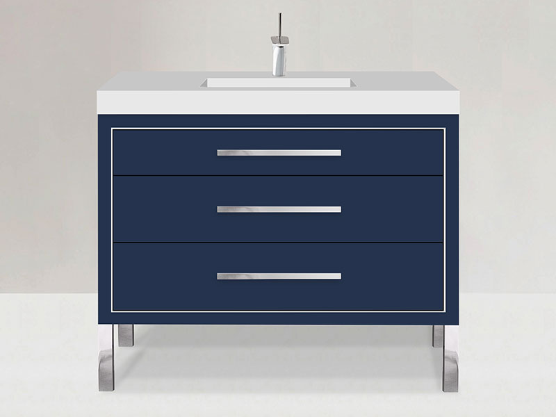 Estate Vanity in Brandy finish