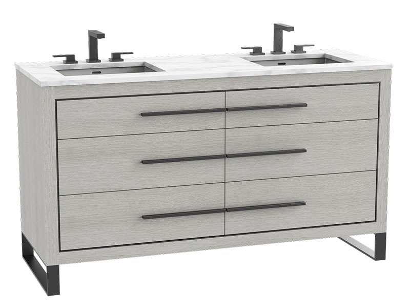 Estate Vanity in Coastal Grey finish