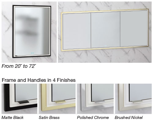Exclusive Unibody Cabinet Construction
Designed for Recessed Mount
